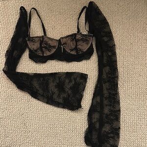 White fox crop top